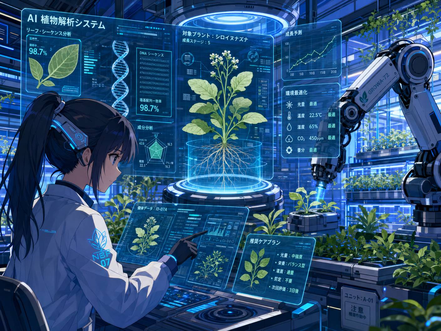 每日大赛植物视频-AI植物视频制作