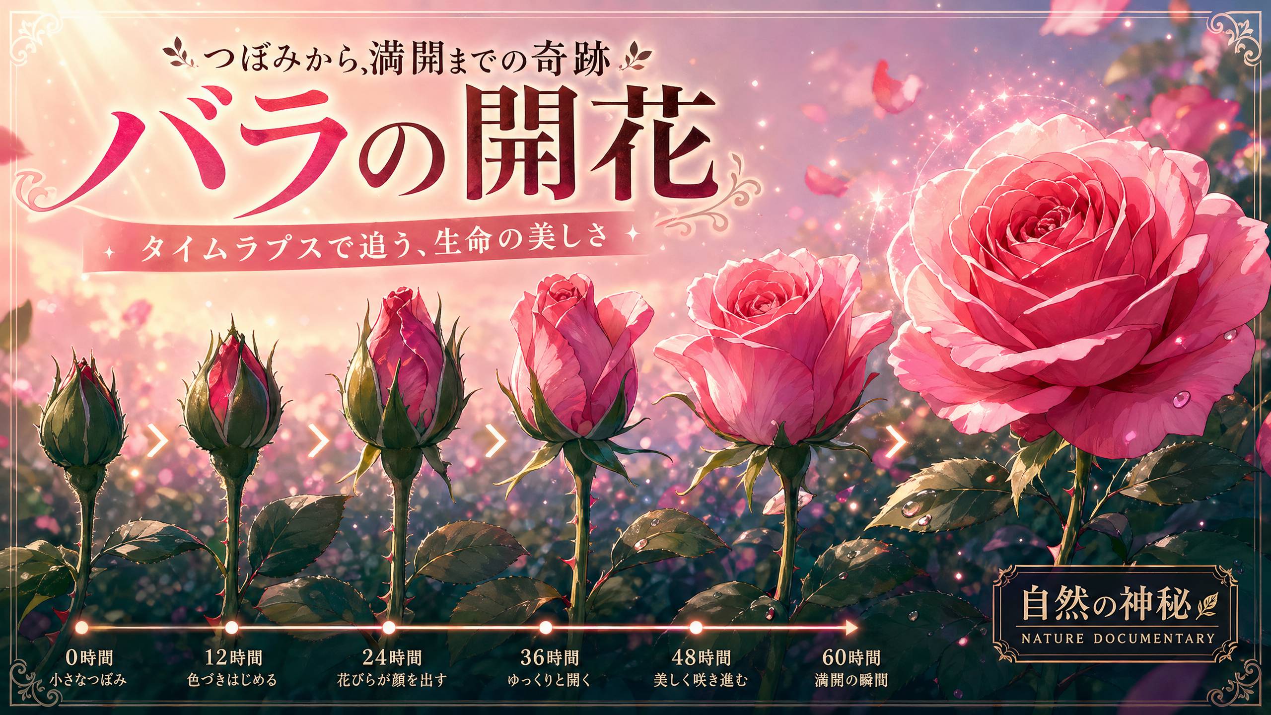 每日大赛植物视频-花朵绽放延时视频